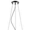 PENDENTE / PLAFON SOHO CROMADO TRANSPARENTE E COBRE (D)40CM (A)23CM 5XG9 125W - PD002CO