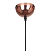 PENDENTE COPPER COBRE E PRETO (D)18CM (A)23CM 1XE27 40W - XN002
