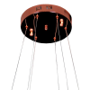PENDENTE AURA PICCOLA COBRE E CHAMPAGNE (D)60CM (A)5.5CM 1X24W 3000K 1320LM - ID010E
