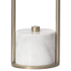 BASE PARA ABAJUR VENETO BRONZE E BRANCO (D)12.5CM (A)39.6CM 1XE27 40W - WR001