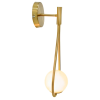 ARANDELA PINGO BRONZE E BRANCO (D)20CM (A)42CM 1XG9 25W - TR002