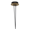 PENDENTE LAMPARINA DOURADO E TRANSPARENTE (C)31.5CM (L)20.3CM (A)20.3CM 1XE - HC013