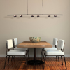 PENDENTE OTO PRETO E ROSE GOLD (C)140CM (L)10CM (A)6CM  6X5W 3000K 3100LM LED