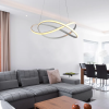 PENDENTE NODO BRANCO (D)50CM (A)15CM 1X36W 3000K 1188LM LED - HM020W