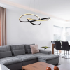 PENDENTE ATOM PRETO (D)63CM (A)15CM 1X36W 3000K 1188LM LED