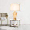 BASE PARA ABAJUR VENETO DOURADO E CHAMPAGNE (D)22CM (A)52.2CM 1XE27 40W - WR004