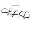 PENDENTE ZIG PRETO (C)84CM (L)22CM (A)21CM 1X35W 3000K 1800LM - TP003B