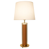 BASE PARA ABAJUR VENETO DOURADO E MARROM (D)17CM (A)58.5CM 1XE27 40W - MI009