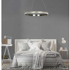 PENDENTE OCA NICKEL E TRANSPARENTE (D)60CM (A)4CM 1X32W 3000K 2080LM - GD001NK