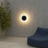 ECLIPSE ARANDELA 25CM (110V-14W) 1200L 3000K PRETO